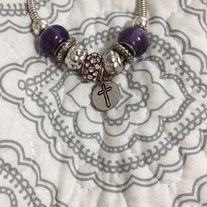 Jewelry - Purple and silver bracelets Jewelry - Purple and silver bracelets